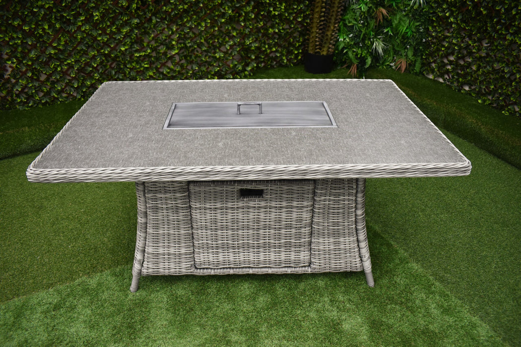 Tuscany Five Piece Fire Pit Speckled Grey