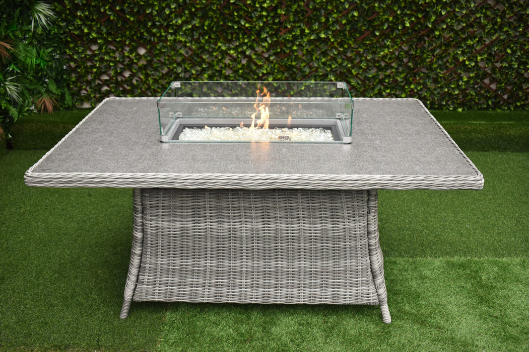 Tuscany Five Piece Fire Pit Speckled Grey