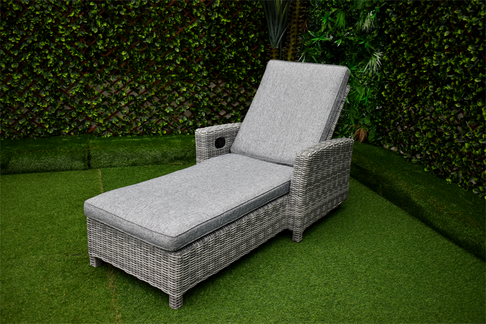 Tuscany Sun Lounger Grey